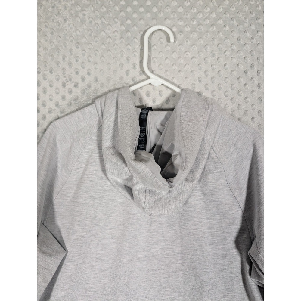 Lululemon City Sweat Full Zip Hoodie Men's Large Heathered Light Gray Jacket * - Picture 8 of 12